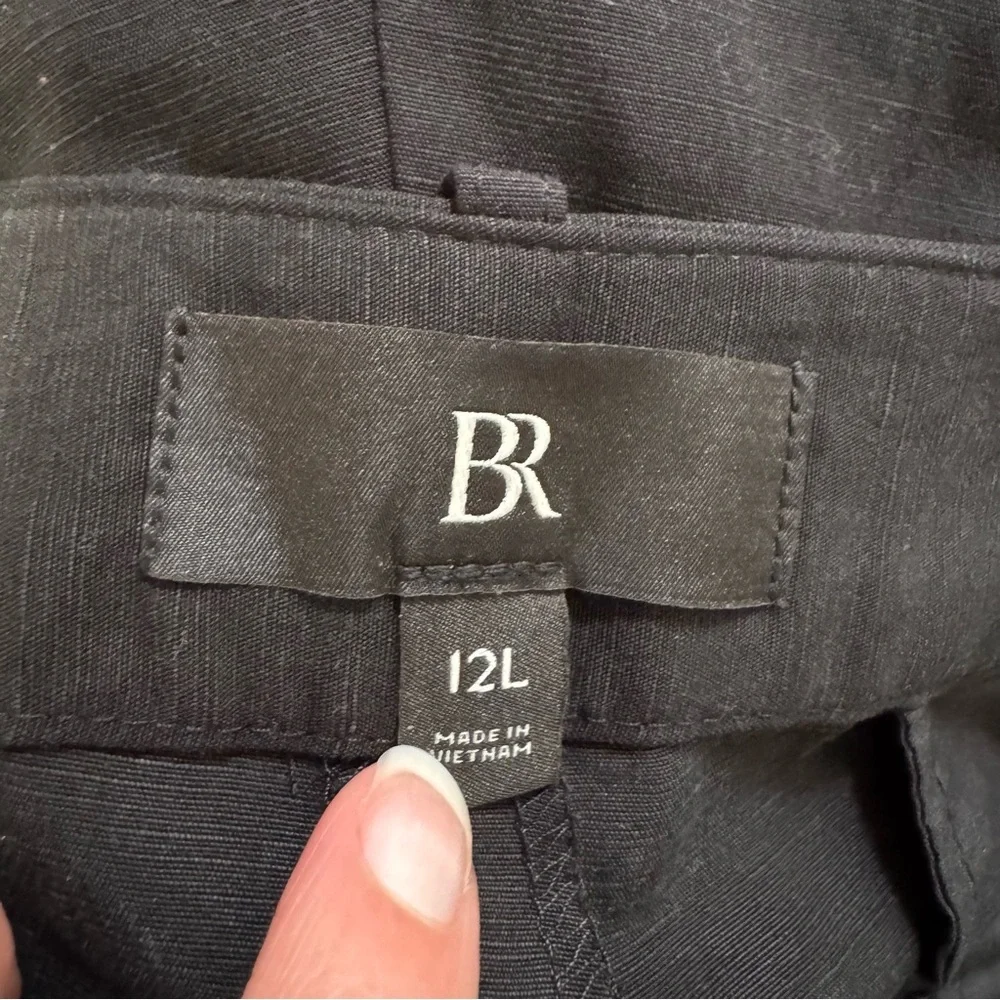 Banana Republic Black Long Straight Leg Trousers